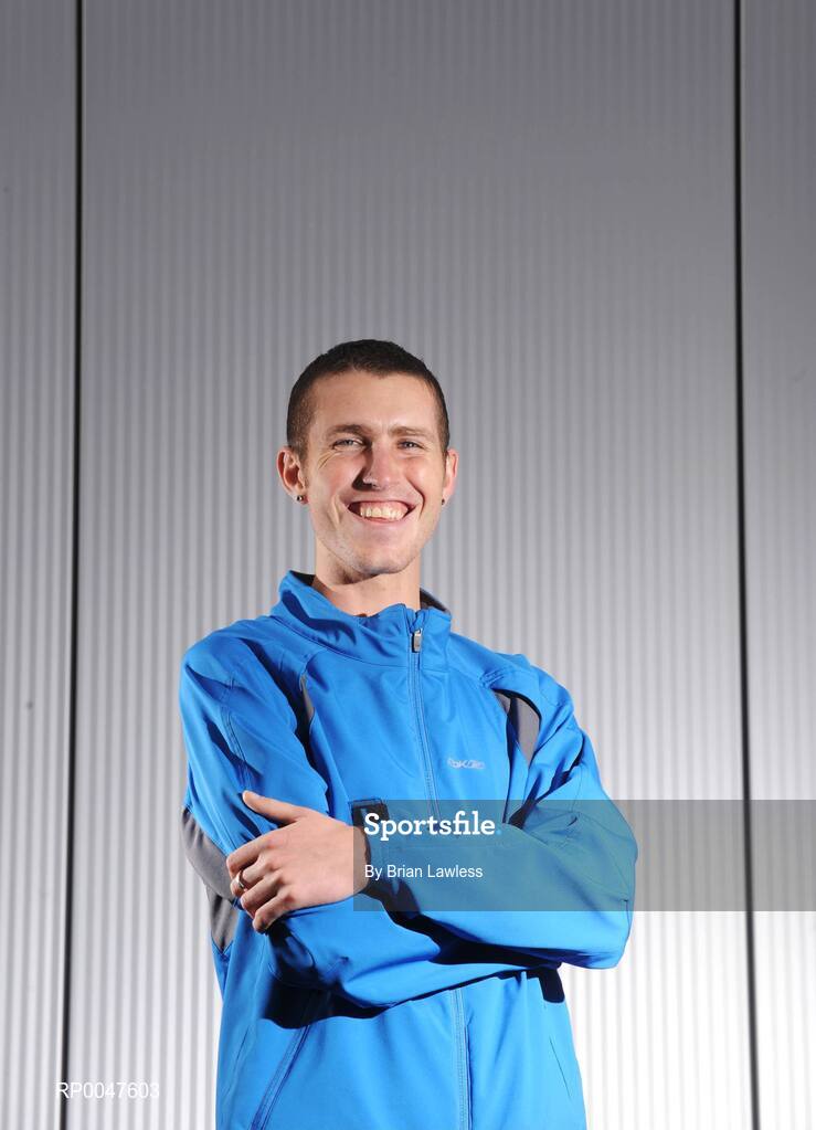 5 February 2008; Marathon runner Martin Fagan who has qualified for the Beijing Olympics. Dublin City University, Glasnevin, Dublin. Picture credit: Brian Lawless / SPORTSFILE