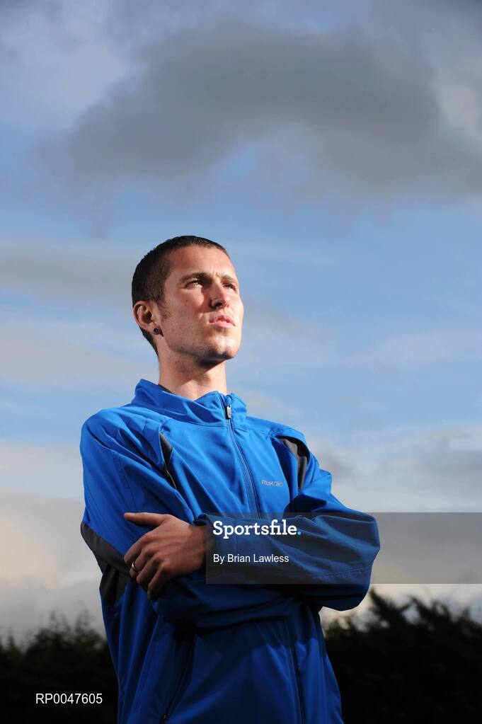 5 February 2008; Marathon runner Martin Fagan who has qualified for the Beijing Olympics. Dublin City University, Glasnevin, Dublin. Picture credit: Brian Lawless / SPORTSFILE