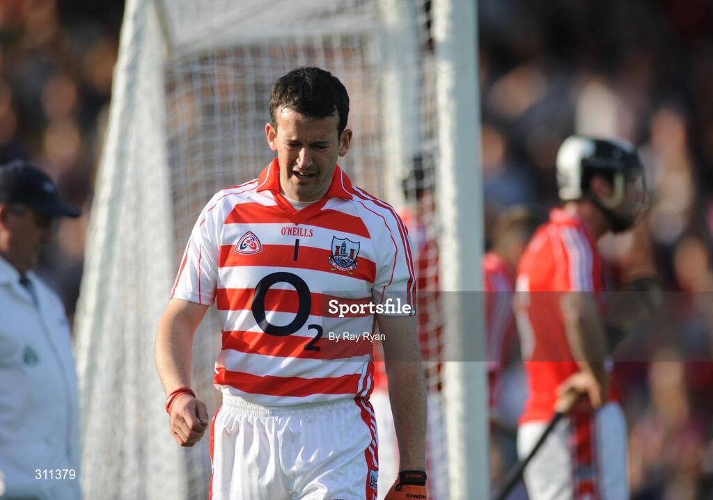 19 July 2008; Donal Og Cusack, Cork, walks to the sideline after being sent off. GAA Hurling All-Ireland Senior Championship Qualifier - Round 4, Cork v Galway, Thurles, Co. Tipperary. Picture credit: Ray Ryan / SPORTSFILE