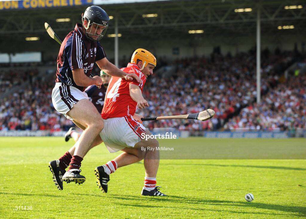 19 July 2008; Joe Deane, Cork, in action against Shane Kavanagh, Galway. GAA Hurling All-Ireland Senior Championship Qualifier - Round 4, Cork v Galway, Thurles, Co. Tipperary. Picture credit: Ray McManus / SPORTSFILE