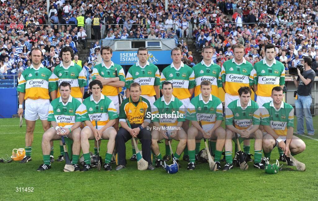 19 July 2008; The Offaly team. GAA Hurling All-Ireland Senior Championship Qualifier - Round 4, Offaly v Waterford, Thurles, Co. Tipperary. Picture credit: Ray McManus / SPORTSFILE