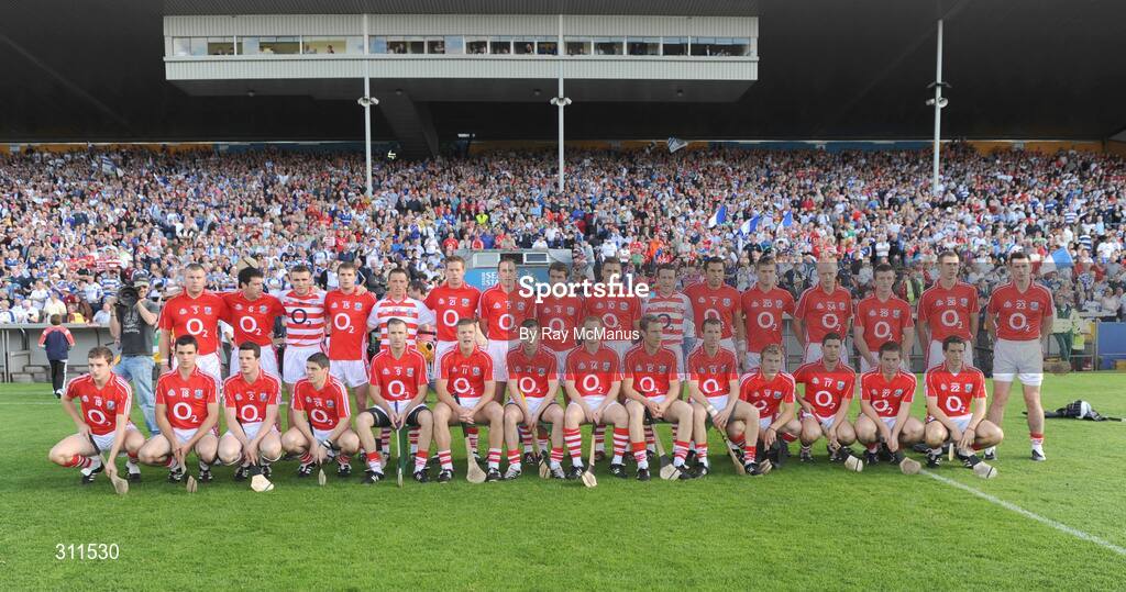 19 July 2008; The Cork squad. GAA Hurling All-Ireland Senior Championship Qualifier - Round 4, Cork v Galway, Thurles, Co. Tipperary. Picture credit: Ray McManus / SPORTSFILE