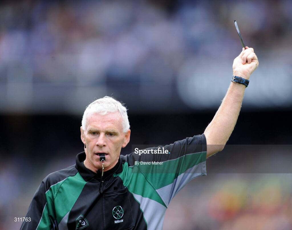 20 July 2008; Gearoid O'Conamha, referee. GAA Football Leinster Senior Championship Final, Dublin v Wexford, Croke Park, Dublin. Picture credit: David Maher / SPORTSFILE