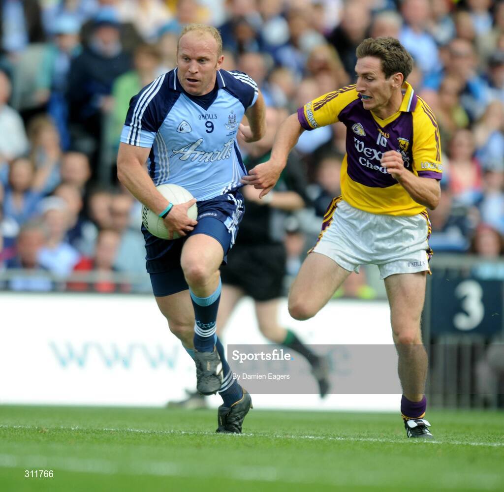 20 July 2008; Shane Ryan, Dublin, in action against Redmond Barry, Wexford. GAA Football Leinster Senior Championship Final, Dublin v Wexford, Croke Park, Dublin. Picture credit: Damien Eagers / SPORTSFILE