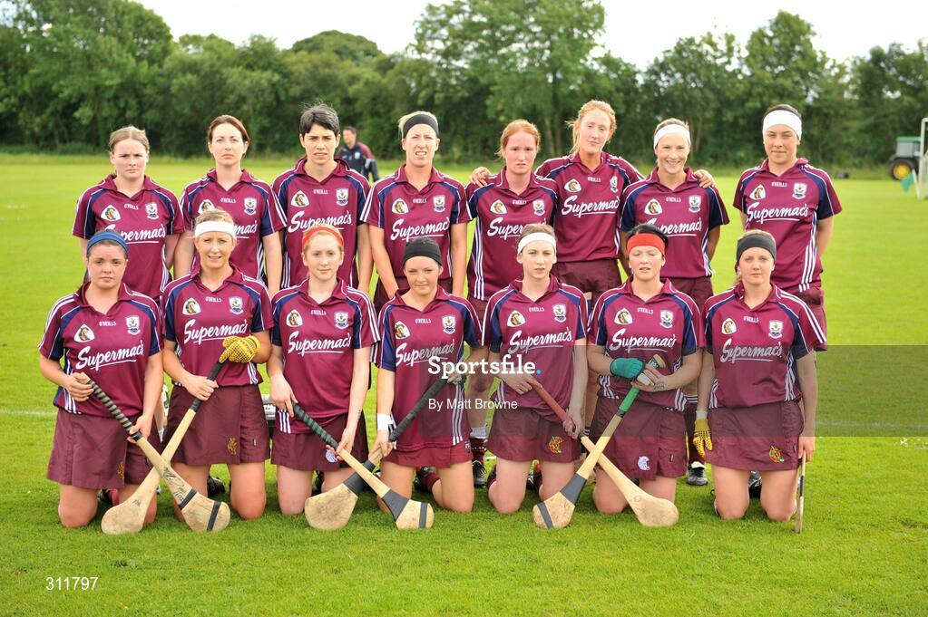 20 July 2008; The Galway Team. Gala All-Ireland Senior Camogie Championship, Kilkenny v Galway, Ryall Park, Kilmanagh, Co. Kilkenny. Picture credit: Matt Browne / SPORTSFILE