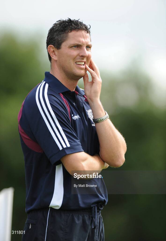 20 July 2008; Galway Coach Liam Donohue. Gala All-Ireland Senior Camogie Championship, Kilkenny v Galway, Ryall Park, Kilmanagh, Co. Kilkenny. Picture credit: Matt Browne / SPORTSFILE