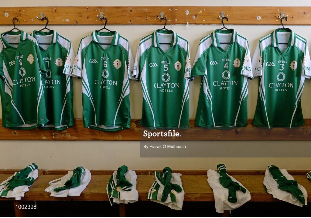 24 May 2015; A general view of London jerseys in the dressing room before the game. Connacht GAA Football Senior Championship Quarter-Final, London v Roscommon. Páirc Smárgaid, Ruislip, London, England. Picture credit: Piaras Ó Mídheach / SPORTSFILE