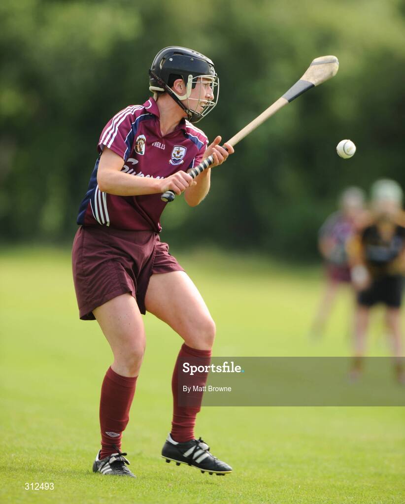 20 July 2008; Sinead Cahalan, Galway. Gala All-Ireland Senior Camogie Championship, Kilkenny v Galway, Ryall Park, Kilmanagh, Co. Kilkenny. Picture credit: Matt Browne / SPORTSFILE