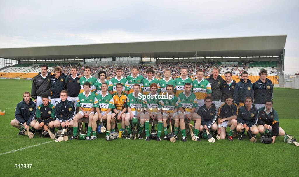 24 July 2008; The Offaly squad. Leinster GAA Hurling Under 21 Championship Final, Offaly v Kilkenny, O'Connor Park, Tullamore, Co. Offaly. Picture credit: Brian Lawless / SPORTSFILE