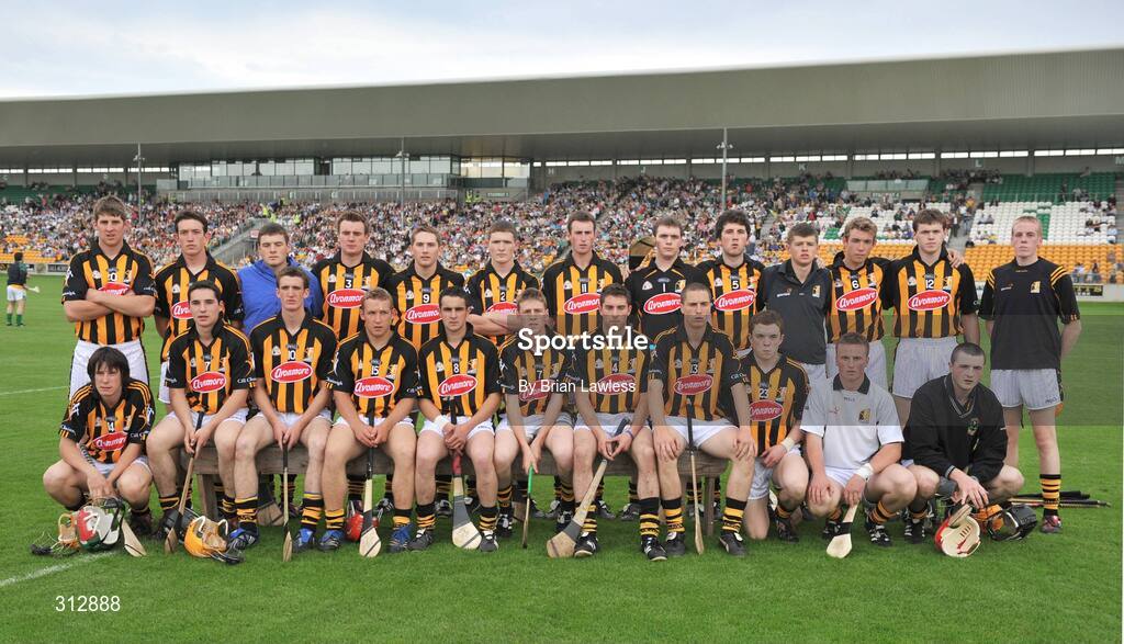 24 July 2008; The Kilkenny squad. Leinster GAA Hurling Under 21 Championship Final, Offaly v Kilkenny, O'Connor Park, Tullamore, Co. Offaly. Picture credit: Brian Lawless / SPORTSFILE