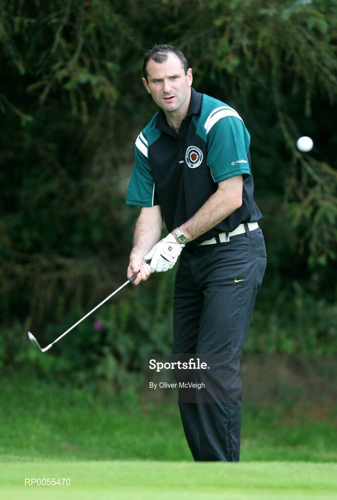 18 July 2008; Present Armagh star forward, Steven McDonnell, Killeavey GFC, Armagh, during the FBD GAA Golf Challenge, Ulster Final. Current GAA stars and all-time legends were on hand to tee off the competition, which is now in its ninth year and allows GAA clubs from across Ireland and abroad to compete for an All-Ireland title on a completely level par, without restrictions. Killymoon Golf Club, Cookstown, Co. Tyrone. Picture credit: Oliver McVeigh / SPORTSFILE