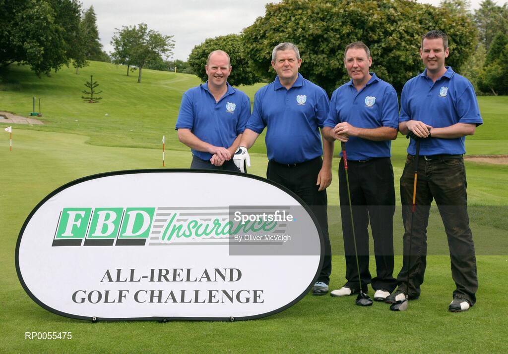 18 July 2008; The Cavan Gaels GFC team, Cavan, during the FBD GAA Golf Challenge, Ulster Final. Current GAA stars and all-time legends were on hand to tee off the competition, which is now in its ninth year and allows GAA clubs from across Ireland and abroad to compete for an All-Ireland title on a completely level par, without restrictions. Killymoon Golf Club, Cookstown, Co. Tyrone. Picture credit: Oliver McVeigh / SPORTSFILE