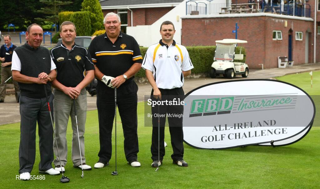 18 July 2008; The Crossmaglen Rangers GFC team, Armagh,  during the FBD GAA Golf Challenge, Ulster Final. Current GAA stars and all-time legends were on hand to tee off the competition, which is now in its ninth year and allows GAA clubs from across Ireland and abroad to compete for an All-Ireland title on a completely level par, without restrictions. Killymoon Golf Club, Cookstown, Co. Tyrone. Picture credit: Oliver McVeigh / SPORTSFILE