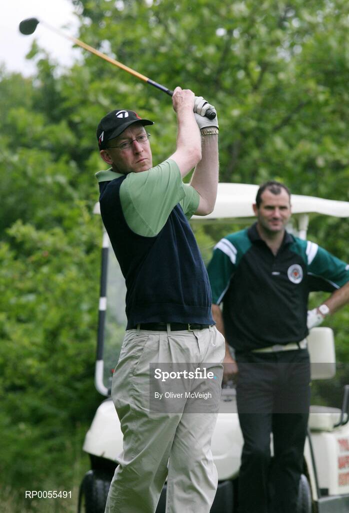 18 July 2008; Paul Owens, Mullaghban GFC, during the FBD GAA Golf Challenge, Ulster Final. Current GAA stars and all-time legends were on hand to tee off the competition, which is now in its ninth year and allows GAA clubs from across Ireland and abroad to compete for an All-Ireland title on a completely level par, without restrictions. Killymoon Golf Club, Cookstown, Co. Tyrone. Picture credit: Oliver McVeigh / SPORTSFILE