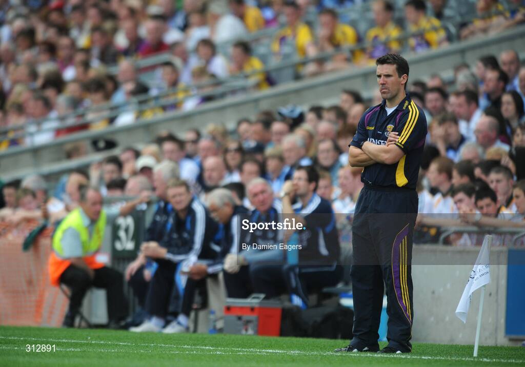 20 July 2008; Jason Ryan, Wexford manager. GAA Football Leinster Senior Championship Final, Dublin v Wexford, Croke Park, Dublin. Picture credit: Damien Eagers / SPORTSFILE