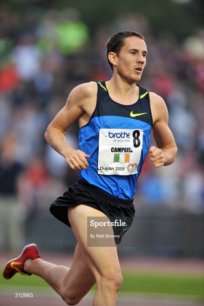 25 July 2008; David Campbell, Ireland, in action during the Men's Morton Mile. Morton Memorial Games, Morton Stadium, Santry, Co. Dublin Picture credit: Matt Browne / SPORTSFILE