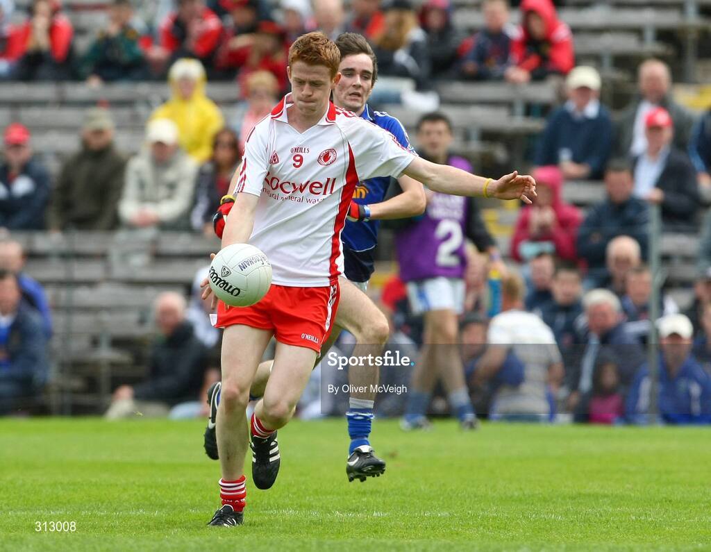 29 June 2008; Niall McKenna, Tyrone. ESB Ulster Minor Football Championship semi-final, Cavan v Tyrone, St Tighearnach's Park, Clones, Co. Monaghan. Picture credit: Oliver McVeigh / SPORTSFILE