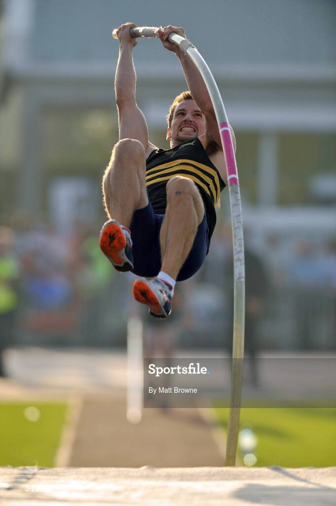 25 July 2008; Adam Walker, Ireland, in action during the Pole Vault. Morton Memorial Games, Morton Stadium, Santry, Co. Dublin Picture credit: Matt Browne / SPORTSFILE