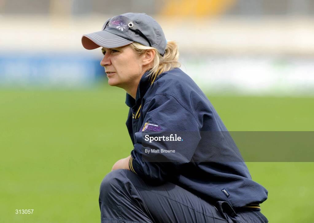 26 July 2008; Wexford manager Stellah Sinnott. Gala All-Ireland Senior Camogie Championship, Tipperary v Wexford, Semple Stadium, Thurles, Co. Tipperary. Picture credit: Matt Browne / SPORTSFILE