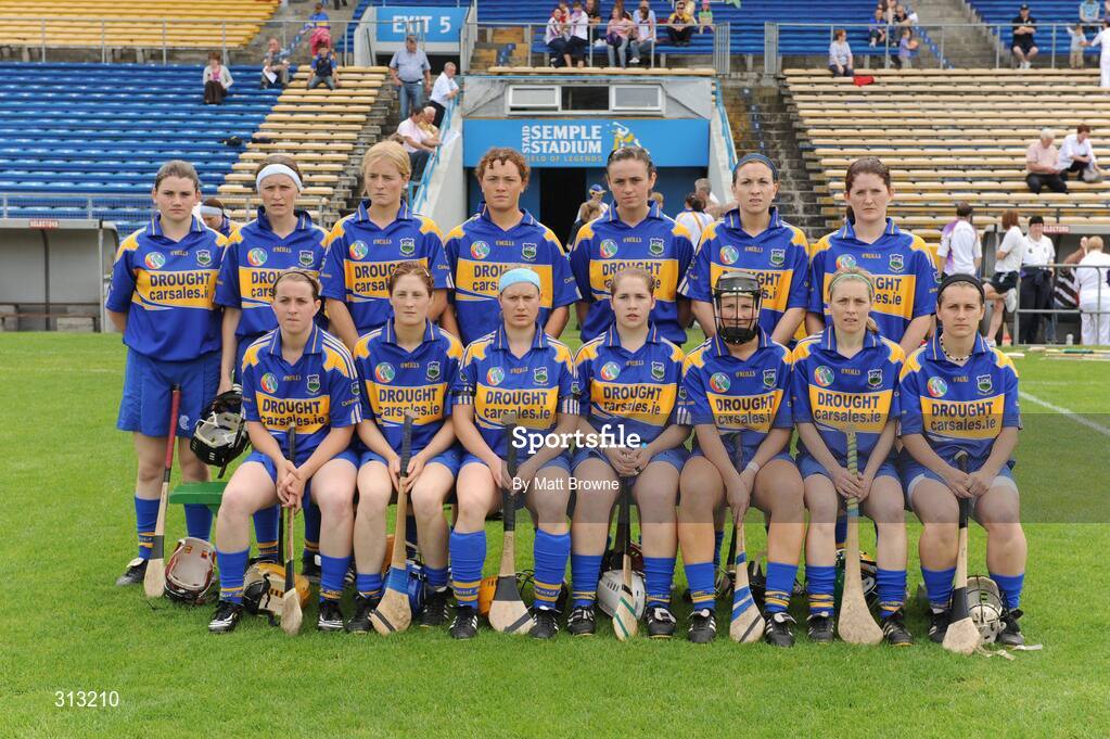 26 July 2008; The Tipperary team. Gala All-Ireland Senior Camogie Championship, Tipperary v Wexford, Semple Stadium, Thurles, Co. Tipperary. Picture credit: Matt Browne / SPORTSFILE