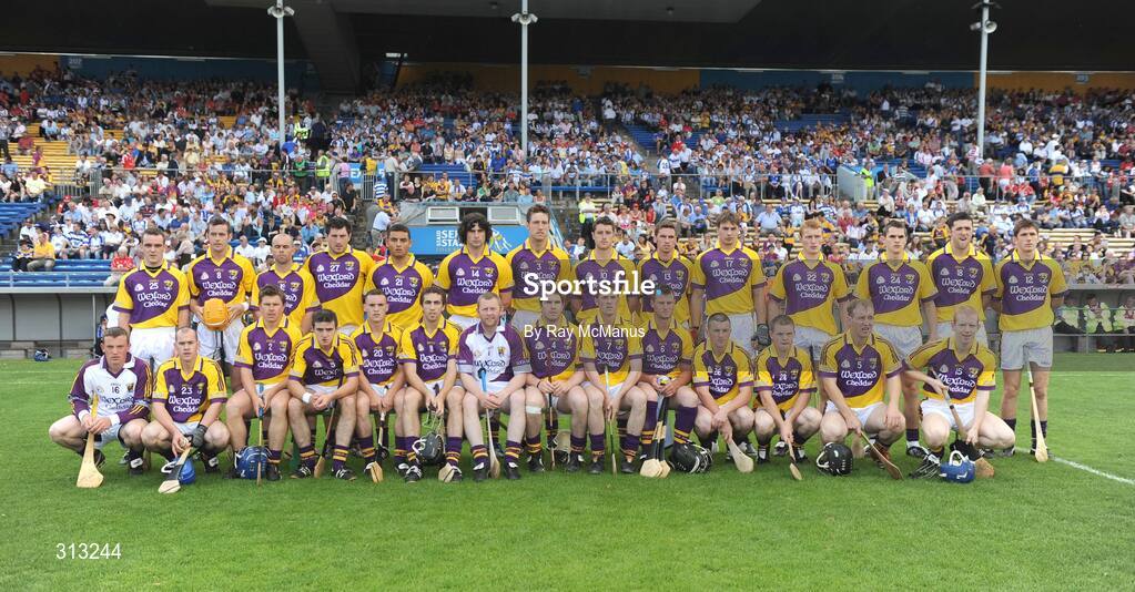27 July 2008; The Wexford squad. GAA Hurling All-Ireland Senior Championship Quarter-Final, Wexford v Waterford, Semple Stadium, Thurles, Co. Tipperary. Picture credit: Ray McManus / SPORTSFILE