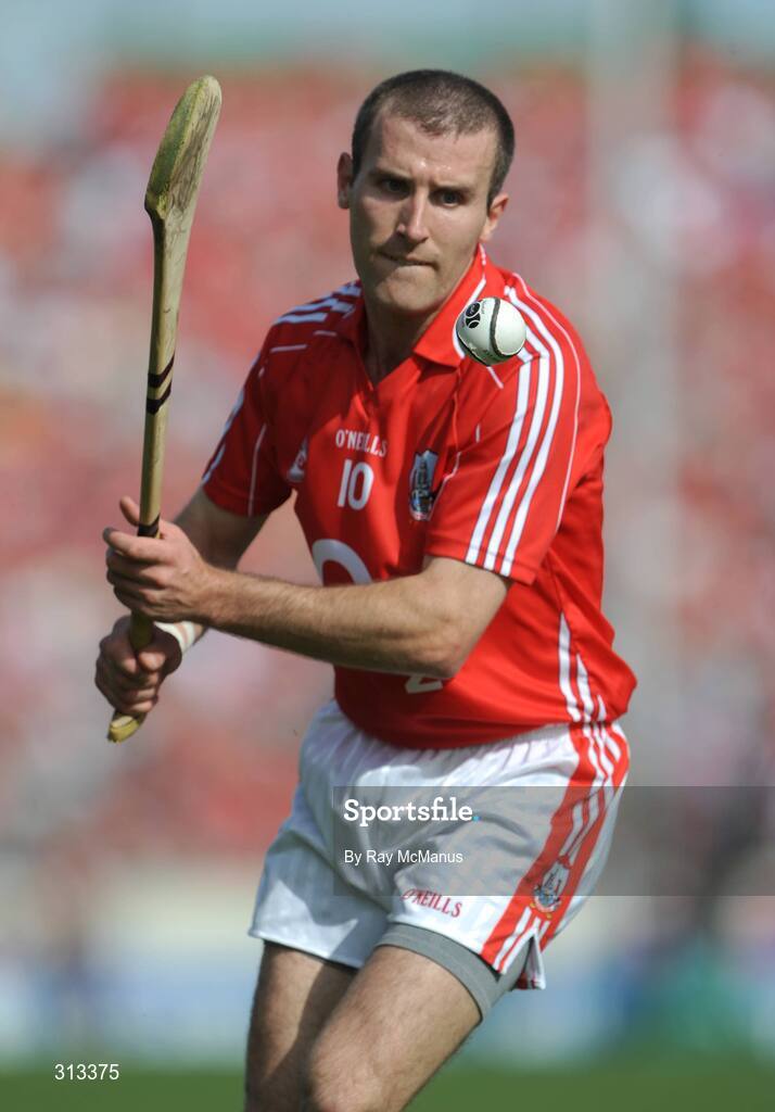 27 July 2008; Ben O'Connor scores a free for Cork. GAA Hurling All-Ireland Senior Championship Quarter-Final, Clare v Cork, Semple Stadium, Thurles, Co. Tipperary. Picture credit: Ray McManus / SPORTSFILE