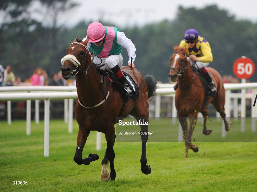 28 July 2008; Broad Meaning, with Pat Smullen up, on their way to winning the Dublin Handicap Hurdle. Galway Racing Fesitval - Monday, Ballybrit, Galway. Picture credit: Stephen McCarthy / SPORTSFILE