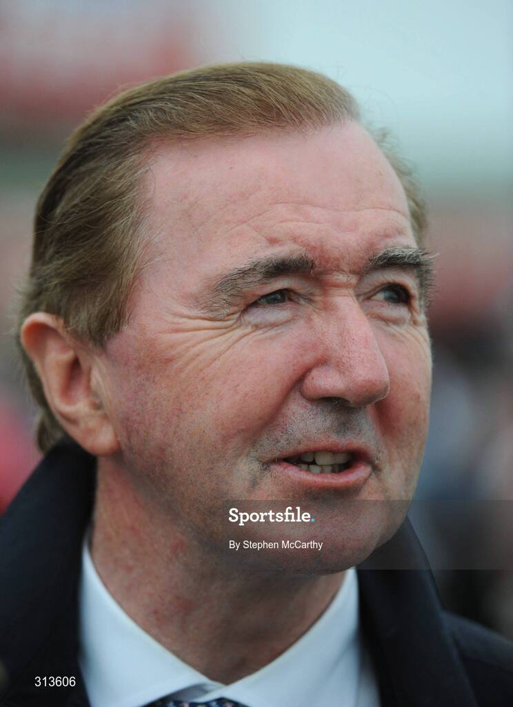 28 July 2008; Dermot Weld after he sent Broad Meaning out to win the GPT Access Equipment EBF Maiden Stakes. Galway Racing Fesitval - Monday, Ballybrit, Galway. Picture credit: Stephen McCarthy / SPORTSFILE