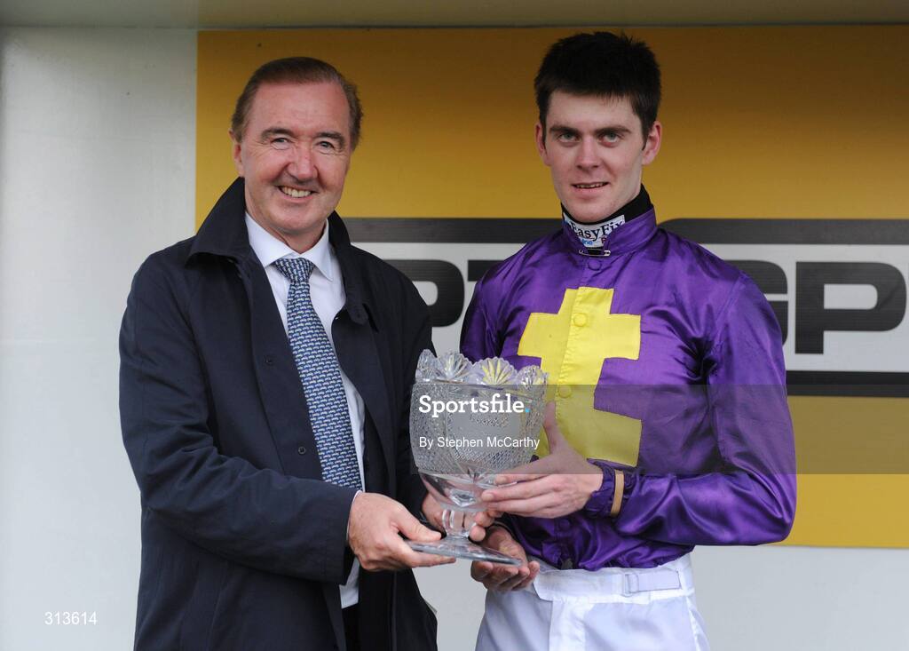 28 July 2008; Winning jockey Mr. Robbie McNamara and winning trainer Dermot Weld after Majestic Concorde won the GPT Galway Handicap. Galway Racing Fesitval - Monday, Ballybrit, Galway. Picture credit: Stephen McCarthy / SPORTSFILE