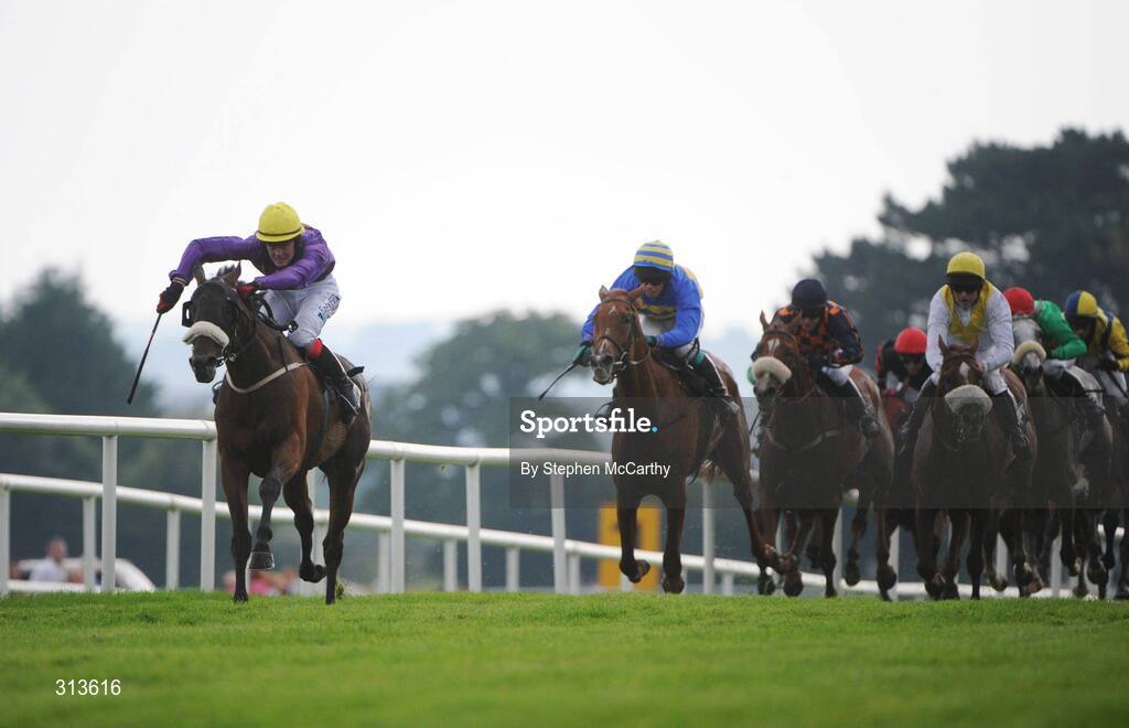 28 July 2008; Majestic Concorde, with Mr. Robbie McNamara up, race clear of the rest of the field on their way to winning the GPT Galway Handicap. Galway Racing Fesitval - Monday, Ballybrit, Galway. Picture credit: Stephen McCarthy / SPORTSFILE