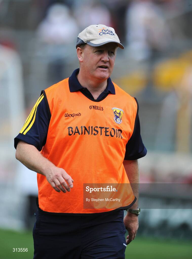 27 July 2008; Wexford manager Tom Dempsey. ESB GAA Hurling All Ireland Minor Championship Quarter-Final, Wexford v Galway, Semple Stadium, Thurles, Co. Tipperary. Picture credit: Stephen McCarthy / SPORTSFILE