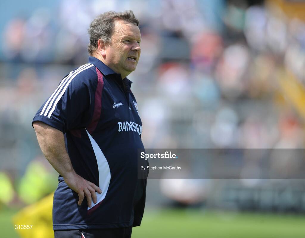 27 July 2008; Galway manager Mattie Murphy. ESB GAA Hurling All Ireland Minor Championship Quarter-Final, Wexford v Galway, Semple Stadium, Thurles, Co. Tipperary. Picture credit: Stephen McCarthy / SPORTSFILE