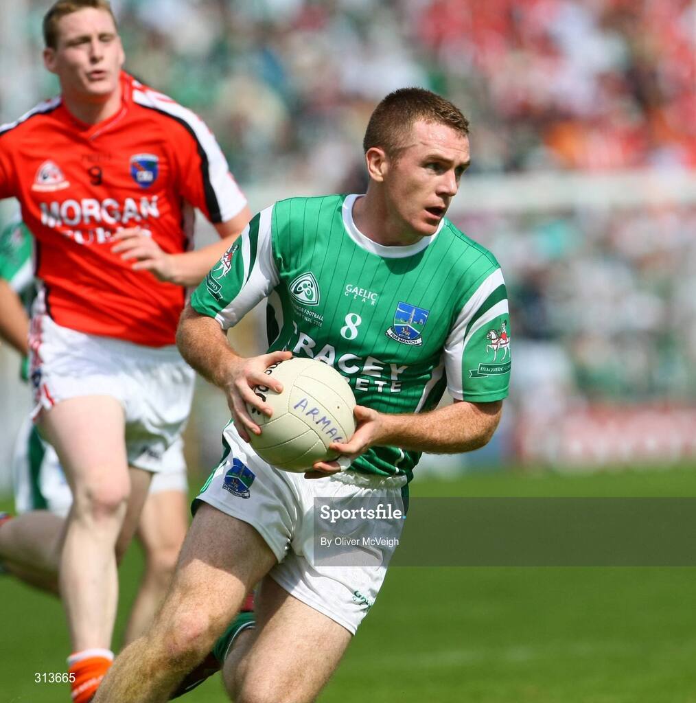 27 July 2008; Martin McGrath, Fermanagh. GAA Football Ulster Senior Championship Final replay, Armagh v Fermanagh, St Tighearnach's Park, Clones, Co. Monaghan. Picture credit: Oliver McVeigh / SPORTSFILE *** Local Caption *** S0807107 Armagh v Fermanagh OMcV