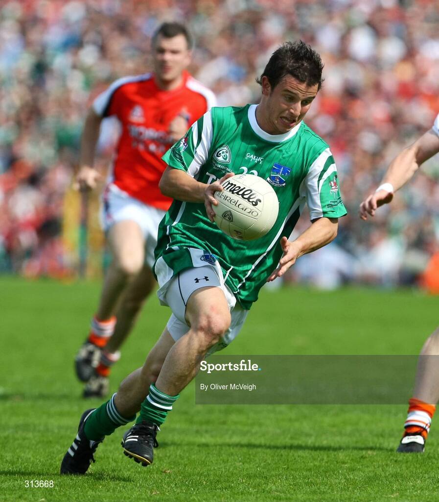 27 July 2008; Shane McCabe, Fermanagh. GAA Football Ulster Senior Championship Final replay, Armagh v Fermanagh, St Tighearnach's Park, Clones, Co. Monaghan. Picture credit: Oliver McVeigh / SPORTSFILE *** Local Caption *** S0807107 Armagh v Fermanagh OMcV