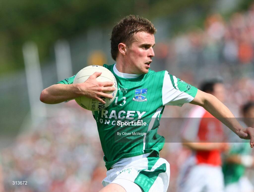 27 July 2008; Eamon Maguire, Fermanagh. GAA Football Ulster Senior Championship Final replay, Armagh v Fermanagh, St Tighearnach's Park, Clones, Co. Monaghan. Picture credit: Oliver McVeigh / SPORTSFILE *** Local Caption *** S0807107 Armagh v Fermanagh OMcV