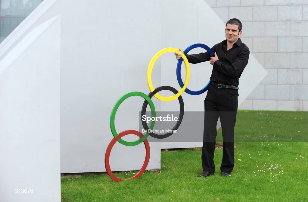 29 July 2008; Boxer Bernard Dunne, who will be an analyst for RTE, at the announcement of RTE's details of its coverage for the 2008 Beijing Olympics. RTE Television, Donnybrook, Dublin. Picture credit: Brendan Moran / SPORTSFILE