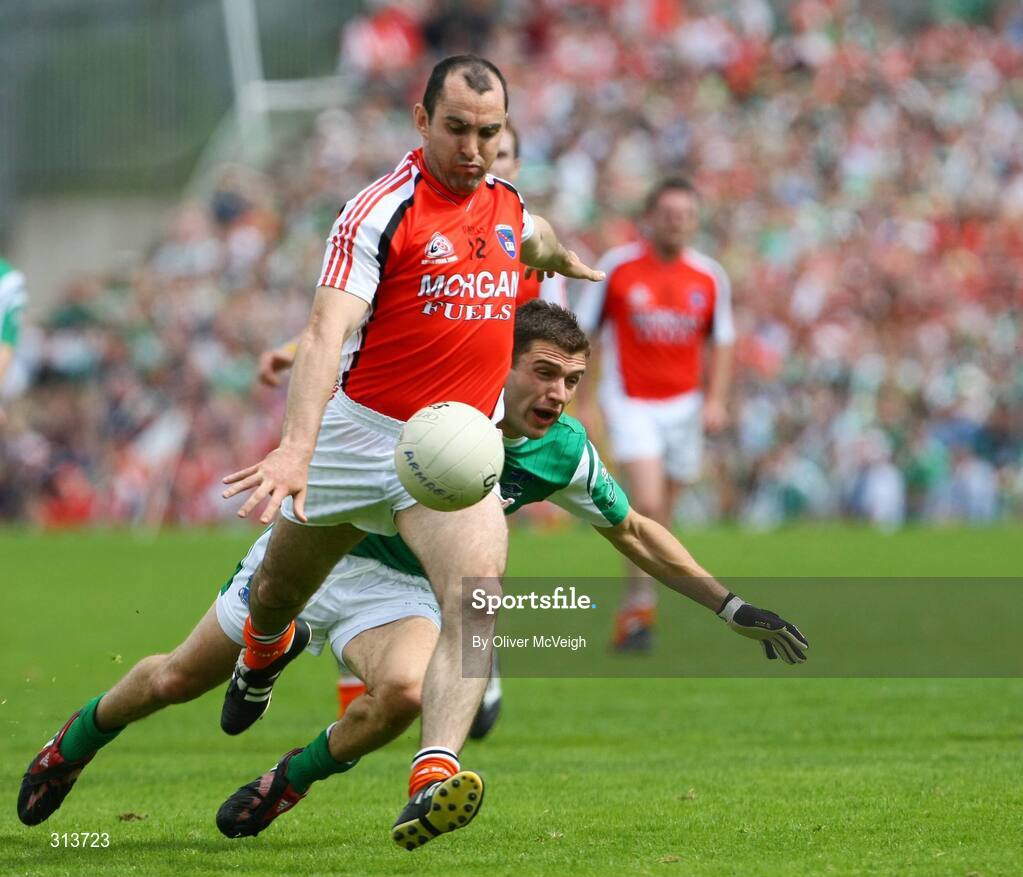 27 July 2008; Martin O'Rourke, Armagh. GAA Football Ulster Senior Championship Final replay, Armagh v Fermanagh, St Tighearnach's Park, Clones, Co. Monaghan. Picture credit: Oliver McVeigh / SPORTSFILE *** Local Caption *** S0807107 Armagh v Fermanagh OMcV