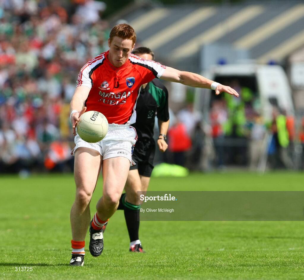 27 July 2008; Charlie Vernon, Armagh. GAA Football Ulster Senior Championship Final replay, Armagh v Fermanagh, St Tighearnach's Park, Clones, Co. Monaghan. Picture credit: Oliver McVeigh / SPORTSFILE *** Local Caption *** S0807107 Armagh v Fermanagh OMcV