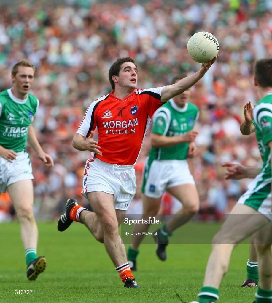 27 July 2008; Brian Mallon, Armagh. GAA Football Ulster Senior Championship Final replay, Armagh v Fermanagh, St Tighearnach's Park, Clones, Co. Monaghan. Picture credit: Oliver McVeigh / SPORTSFILE *** Local Caption *** S0807107 Armagh v Fermanagh OMcV