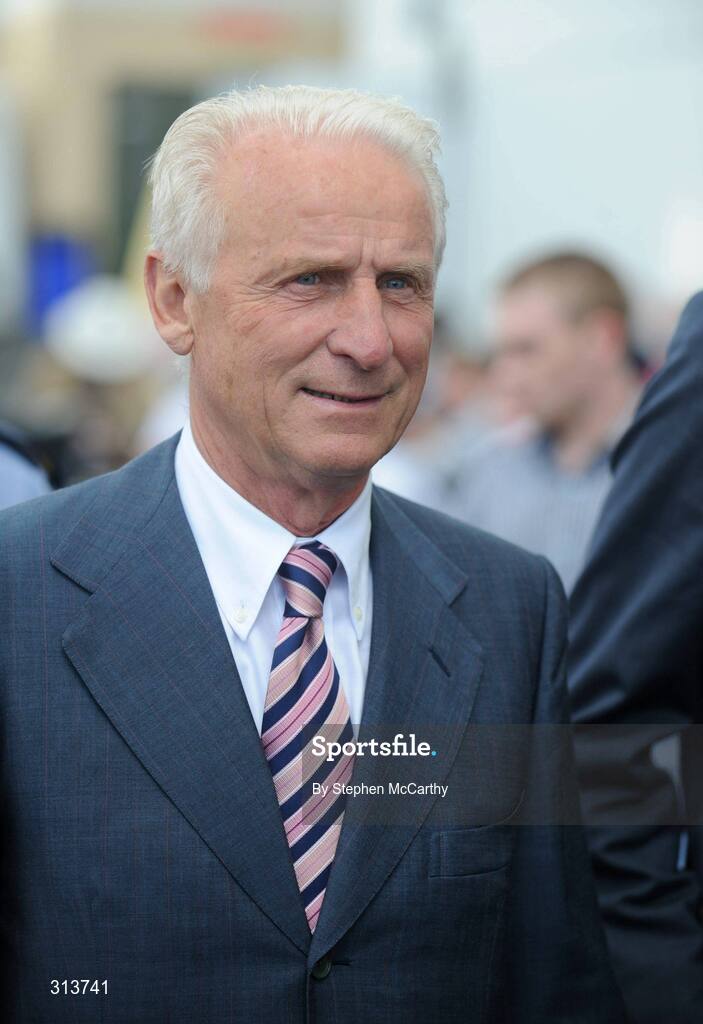 29 July 2008; Republic of Ireland manager Giovanni Trapattoni arrives for the the second day of the Galway Racing Festival. Galway Racing Fesitval - Tuesday, Ballybrit, Galway. Picture credit: Stephen McCarthy / SPORTSFILE