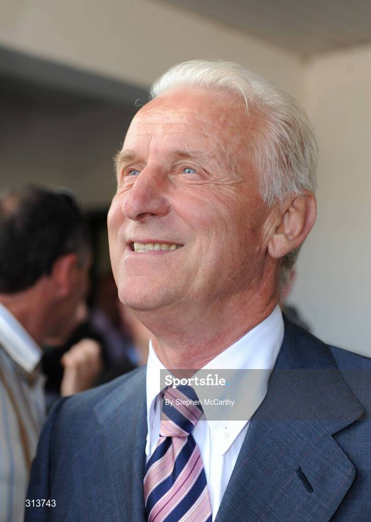 29 July 2008; Republic of Ireland manager Giovanni Trapattoni arrives for the the second day of the Galway Racing Festival. Galway Racing Fesitval - Tuesday, Ballybrit, Galway. Picture credit: Stephen McCarthy / SPORTSFILE