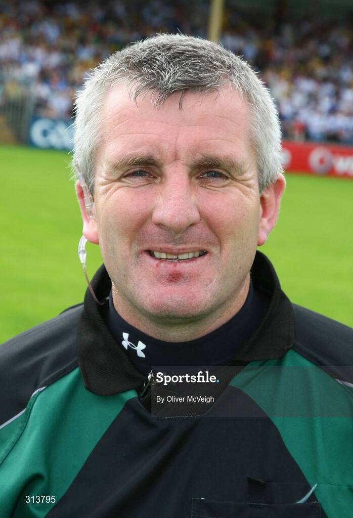 24 July 2008; Standby referee Jimmy McKee, Armagh. GAA Football All-Ireland Senior Championship Qualifier - Rd 2, Donegal v Monaghan, Ballybofey, Co. Donegal. Picture credit: Oliver McVeigh / SPORTSFILE