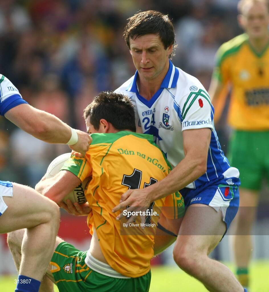 24 July 2008; Gary McQuaid, Monaghan. GAA Football All-Ireland Senior Championship Qualifier - Rd 2, Donegal v Monaghan, Ballybofey, Co. Donegal. Picture credit: Oliver McVeigh / SPORTSFILE