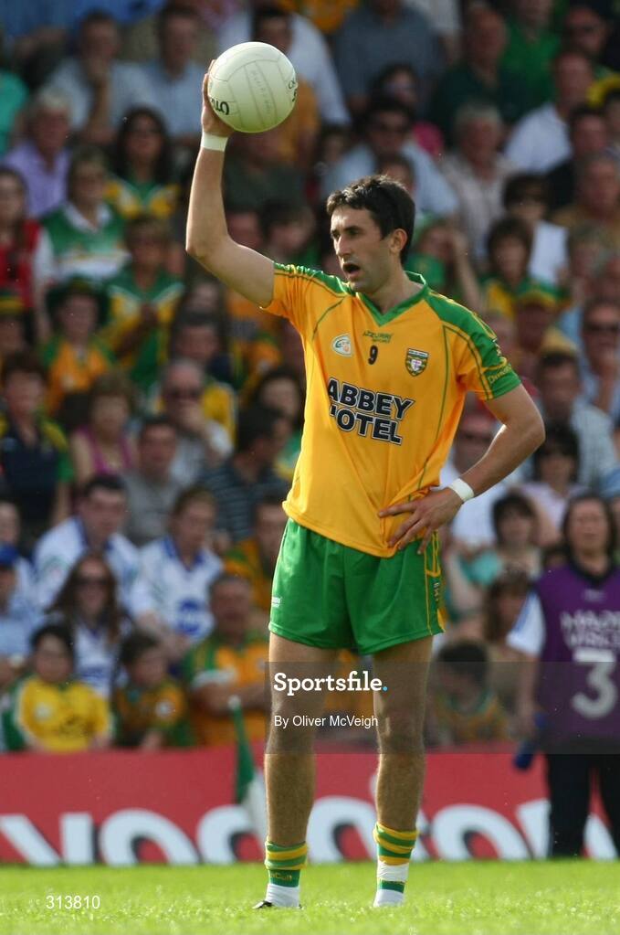 24 July 2008; Rory Kavanagh, Donegal. GAA Football All-Ireland Senior Championship Qualifier - Rd 2, Donegal v Monaghan, Ballybofey, Co. Donegal. Picture credit: Oliver McVeigh / SPORTSFILE