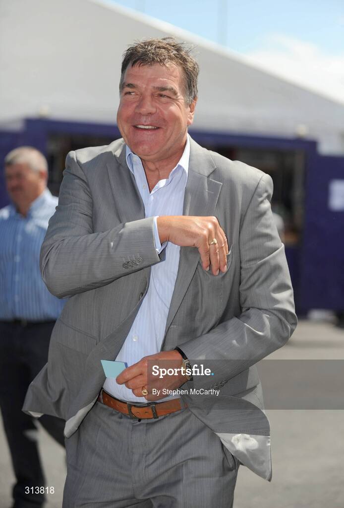30 July 2008; Former Newcastle United manager Sam Allardyce during the third day of the Galway Racing Festival. Galway Racing Festival - Wednesday, Ballybrit, Galway. Picture credit: Stephen McCarthy / SPORTSFILE