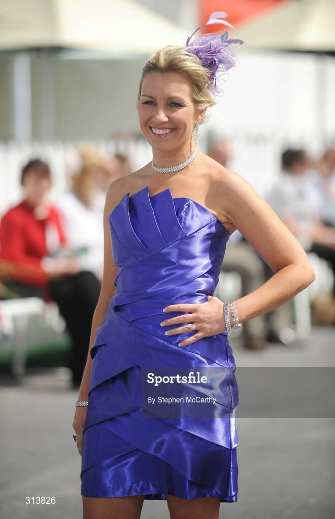 30 July 2008; Lara Lewis, from Ennis, Co. Clare, during the third day of the Galway Racing Festival. Galway Racing Festival - Wednesday, Ballybrit, Galway. Picture credit: Stephen McCarthy / SPORTSFILE