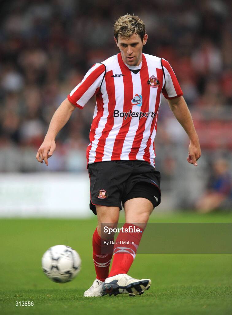 28 July 2008; Daryl Murphy, Sunderland. Pre-season friendly, Cobh Ramblers v Sunderland, Turners Cross, Cork. Picture credit: David Maher / SPORTSFILE
