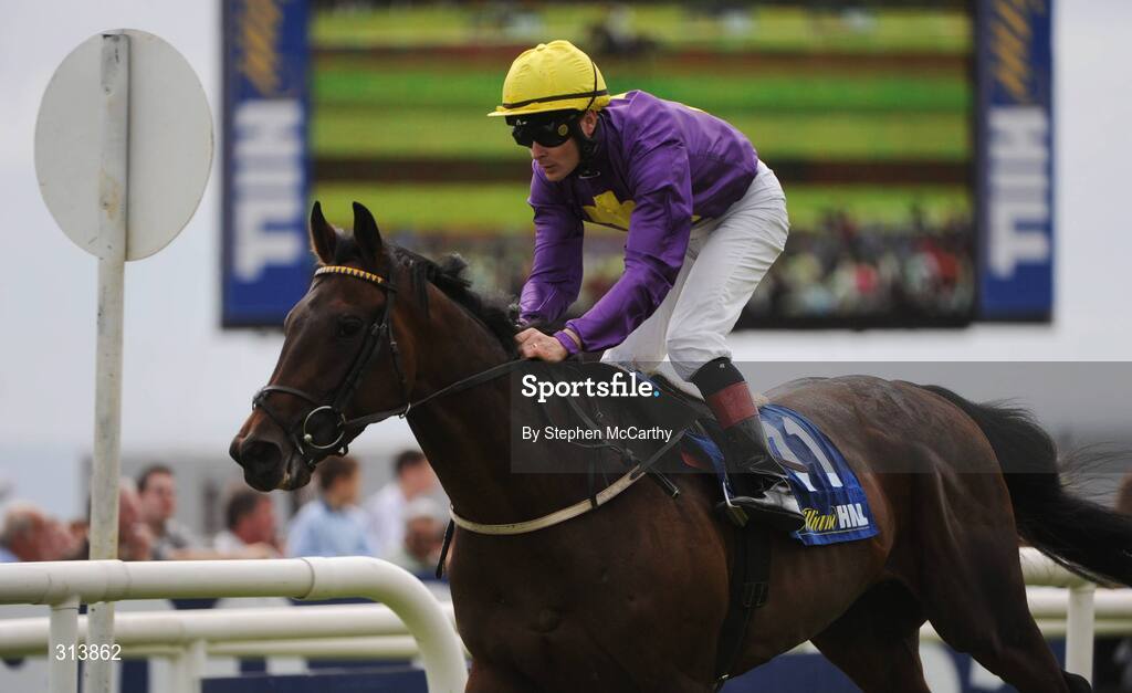 30 July 2008; Directa King, with Pat Smulen up, pass the post to win the William Hill 1800 333 555 Handicap. Galway Racing Festival - Wednesday, Ballybrit, Galway. Picture credit: Stephen McCarthy / SPORTSFILE