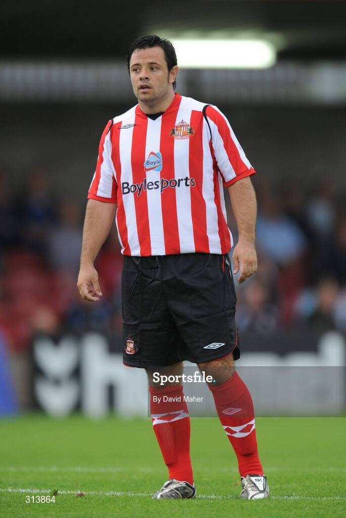 28 July 2008; Andy Reid, Sunderland. Pre-season friendly, Cobh Ramblers v Sunderland, Turners Cross, Cork. Picture credit: David Maher / SPORTSFILE