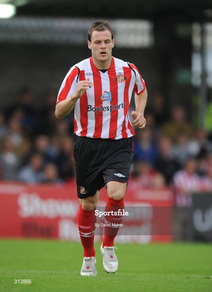 28 July 2008; Anthony Stokes, Sunderland. Pre-season friendly, Cobh Ramblers v Sunderland, Turners Cross, Cork. Picture credit: David Maher / SPORTSFILE